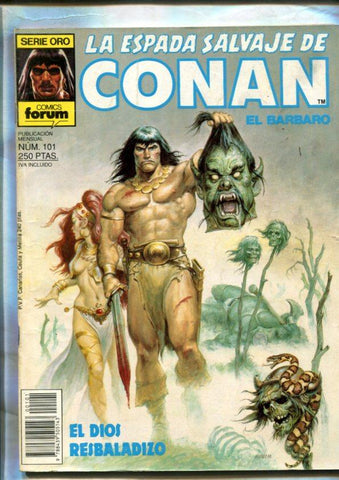 La espada salvaje de conan primera edicion numero 101: El dios resbaladizo