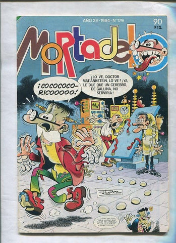 Super Mortadelo numero 179: Doctor Imposible (numerada 1 en trasera)