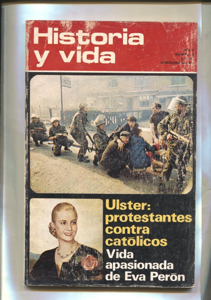 Historia y Vida revista numero 049: Eva Peron-El hundimiento del Bismarck