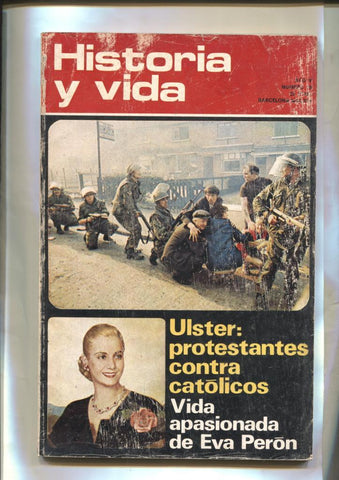 Historia y Vida revista numero 049: Eva Peron-El hundimiento del Bismarck