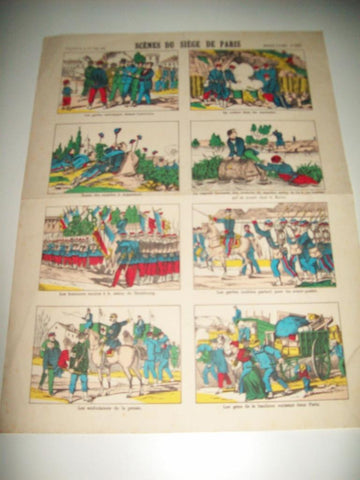 LAMINA 18627: Escenas de la toma de Paris