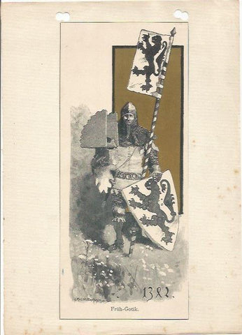 LAMINA 18617: Caballero de 1382