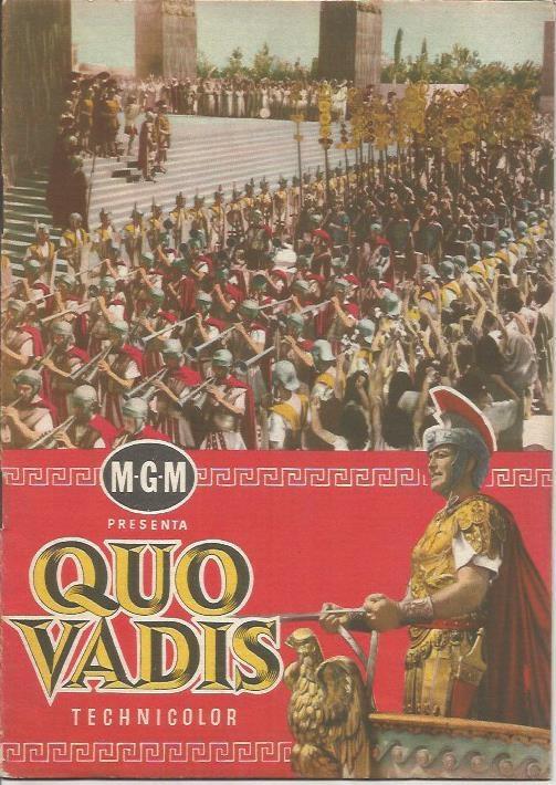 LAMINA 18662: Guion biografico de Quo Vadis