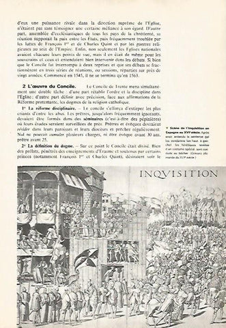 LAMINA 18540: Escena de la Inquisicion de España en el siglo XVI