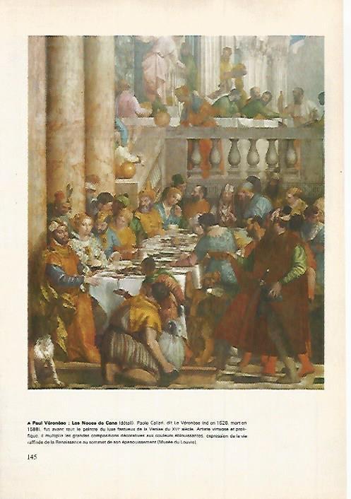 LAMINA 18543: Las bodas de Canaan, por Il Veronese