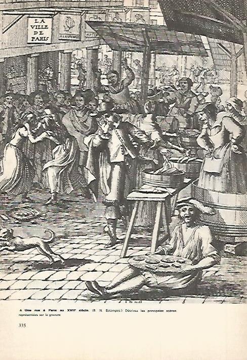 LAMINA 18514: Calle de Paris del siglo XVII