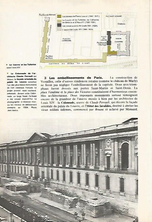 LAMINA 18521: La Columnata, por Claude Perrault, fachada del Louvre