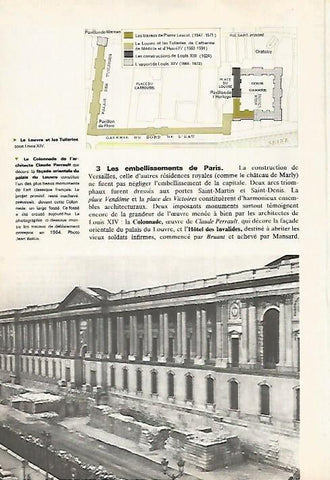 LAMINA 18521: La Columnata, por Claude Perrault, fachada del Louvre
