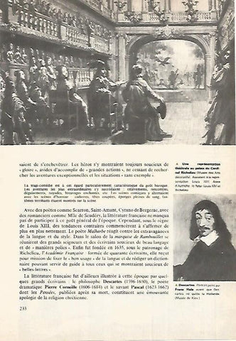 LAMINA 18530: Representacion de teatro en el palacio del cardenal Richelieu