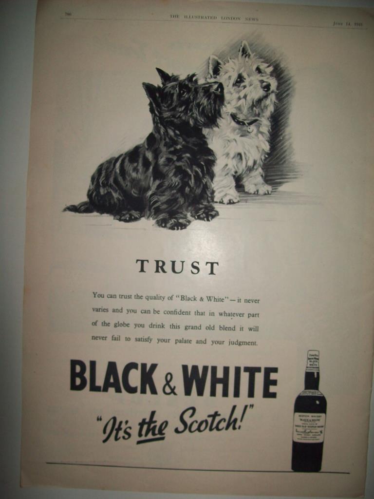 LAMINA 18586: Publicidad de Black and White