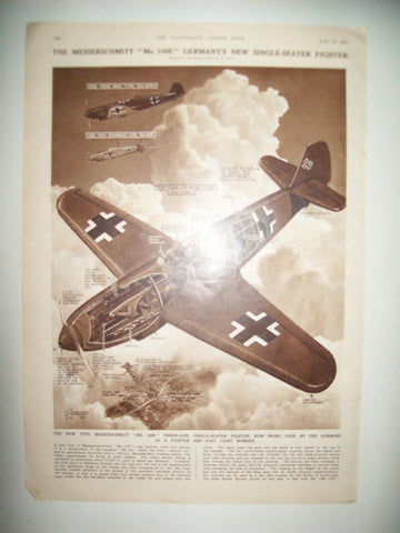 LAMINA 18580: El Messerschmitt Me 109F
