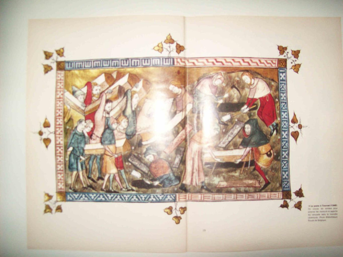 LAMINA 18568: La peste en Tourrnai, 1348