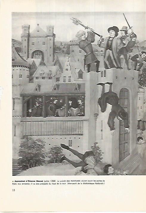 LAMINA 18571: Asesinato de Etienne Marcel en 1358