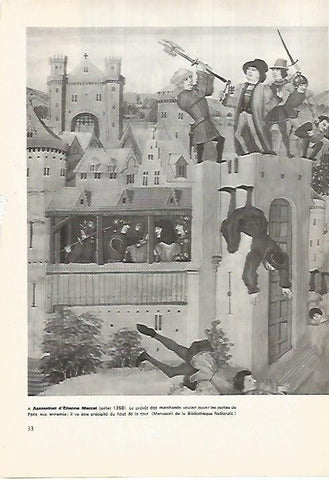 LAMINA 18571: Asesinato de Etienne Marcel en 1358