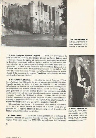 LAMINA 18572: Palacio de los Papas en Avignon
