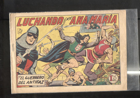 Original: El Guerrero del Antifaz numero 194: Luchando por Ana Maria