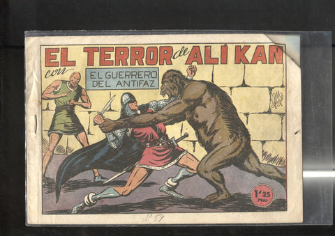 Original: El Guerrero del Antifaz numero 125: El terror de Ali Kan