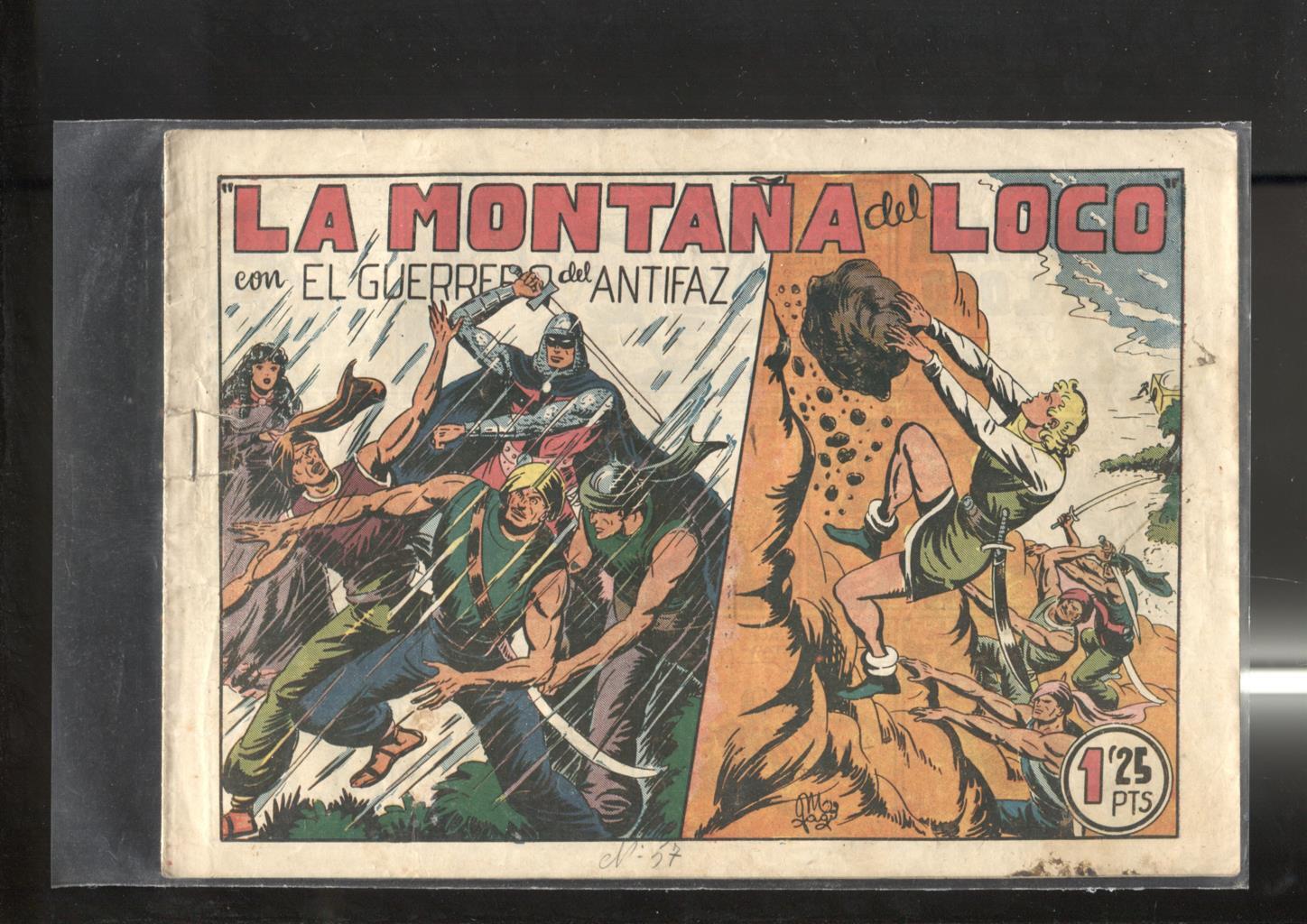 Original: El Guerrero del Antifaz numero 123: La montaña del loco