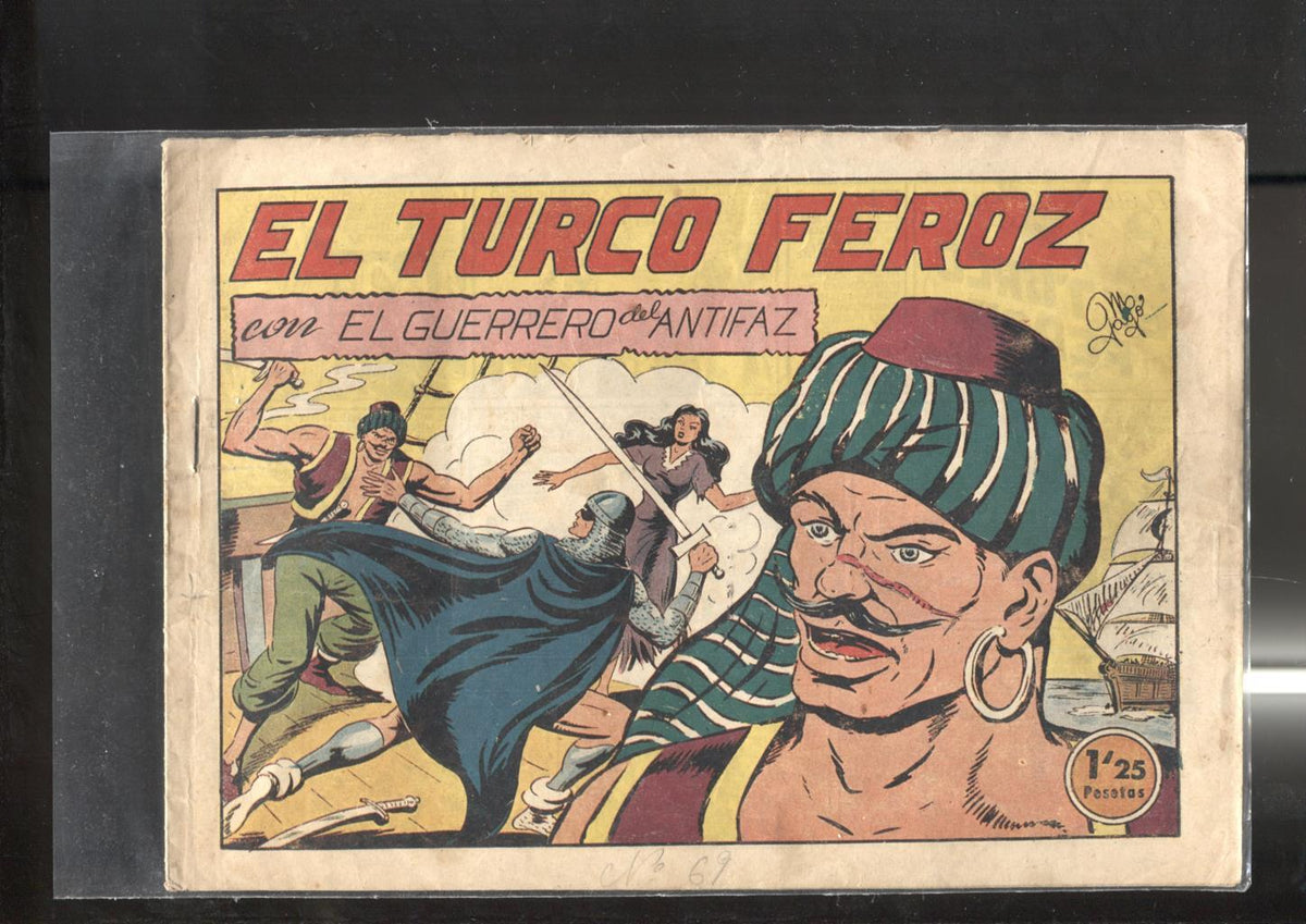 Original: El Guerrero del Antifaz numero 135: El turco feroz