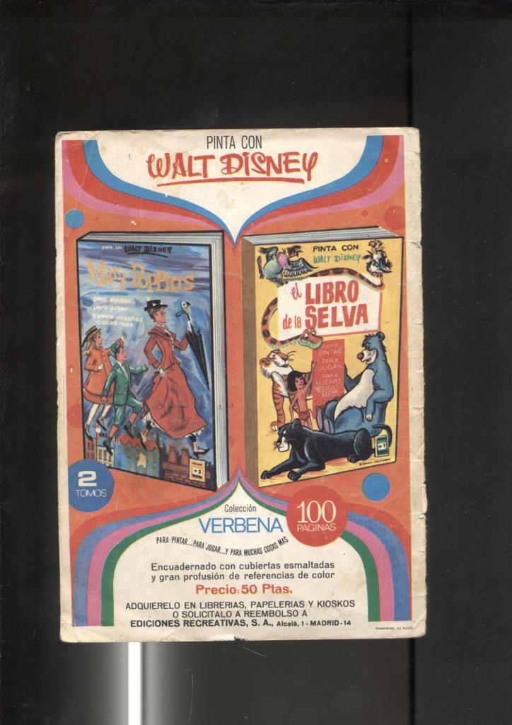 Propaganda de la coleccion Pinta con Walt Disney de ERSA