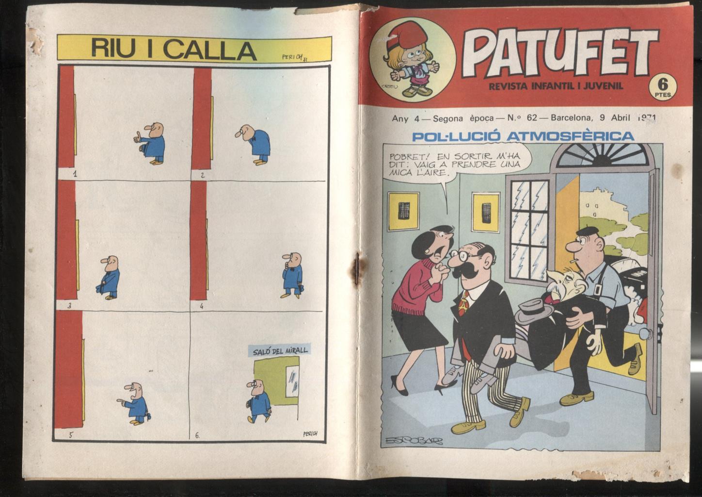 Revista Patufet segona epoca numero 062: Vi Caravana La flama de la Sardana