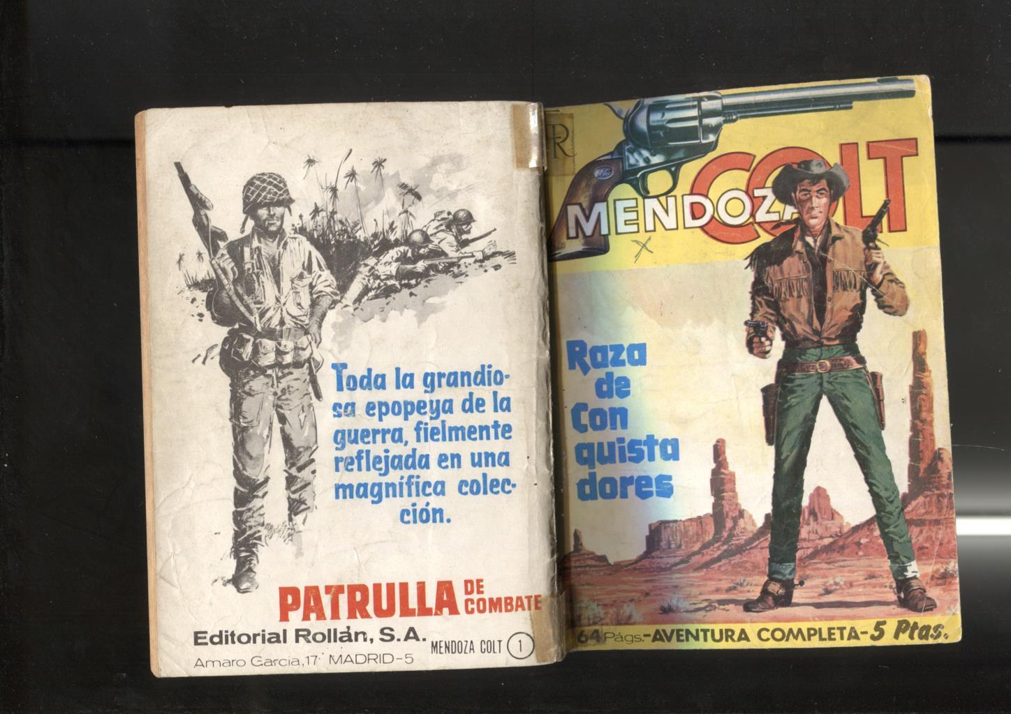 Rolan: Mendoza Colt bolsillo numero 01: Raza de conquistadores