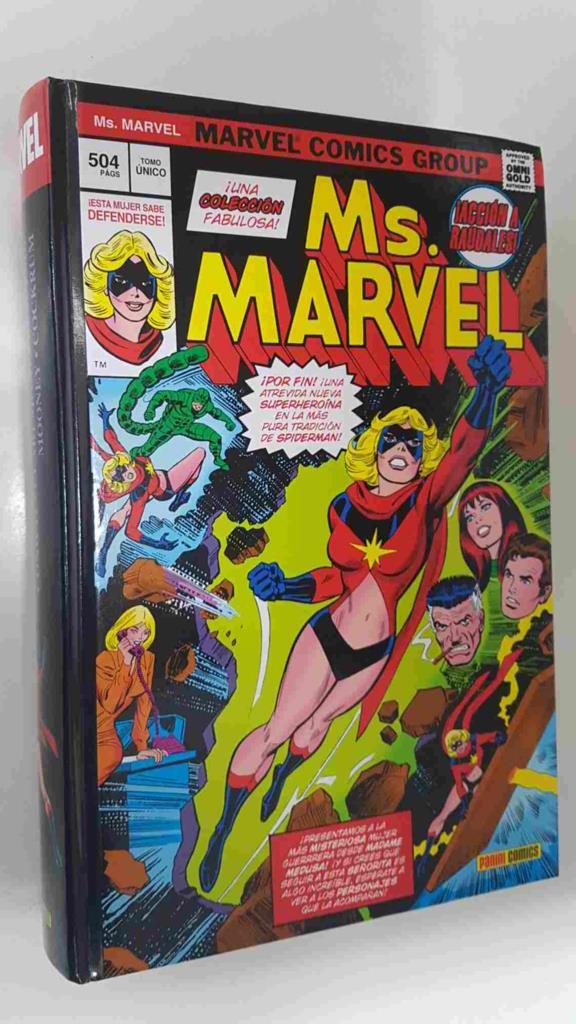 Marvel Gold: Ms. Marvel Integral. Contiene Ms. Marvel 1-23 y Marvel Superheroes Magazine 10 y 11 USA.