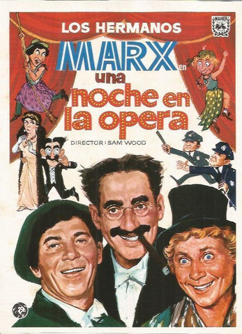 LAMINA 18868: Los hermanos Marx en Una noche en la opera
