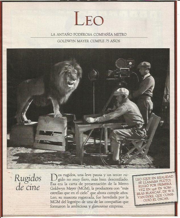 LAMINA 18887: Leo, el rugido del cine