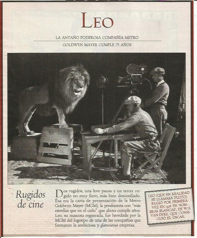 LAMINA 18887: Leo, el rugido del cine