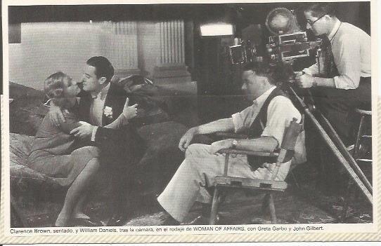 LAMINA 18830: Rodaje de Woman of Affairs con Greta Garbo