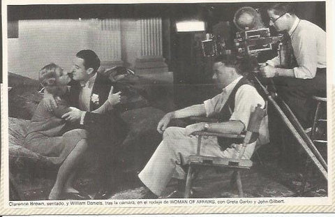 LAMINA 18830: Rodaje de Woman of Affairs con Greta Garbo