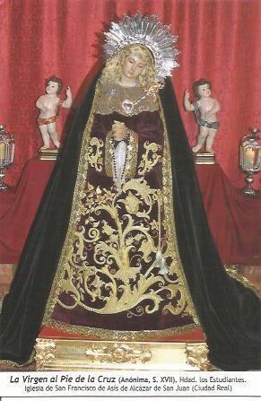 POSTAL A0618: La Virgen al Pie de la Cruz. Alcazar de San Juan, Ciudad Real
