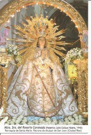 POSTAL A0620: Nuestra Señora del Rosario Coronada. Alcazar de San Juan, Ciudad Real