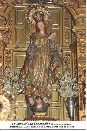 POSTAL A0622: La Inmaculada Concepcion. Escuela Sevillana del siglo XVII. Sevilla