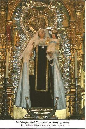 POSTAL A0624: La Virgen del Carmen. Sevilla