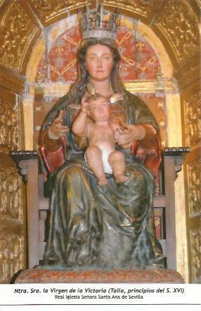 POSTAL A0625: Nuestra señora la Virgen de la Victoria. Sevilla