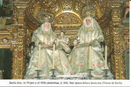 POSTAL A0626: Santa Ana, la Virgen y el Niño. Sevilla