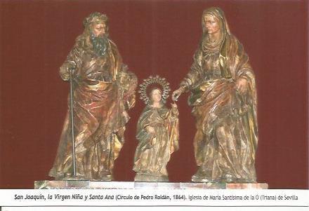 POSTAL A0630: San Joaquin, la Virgen y el Niño. Sevilla