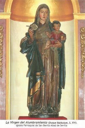 POSTAL A0635: La Virgen del Alumbramiento, Sevilla