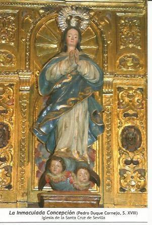 POSTAL A0637: La Inmaculada Concepcion, por Pedro Duque. Sevilla