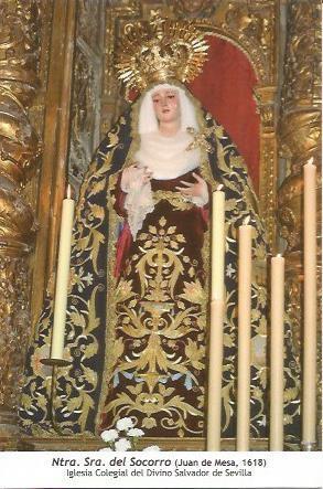POSTAL A0644: Nuestra Señora del Socorro, por Juan de Mesa, 1618
