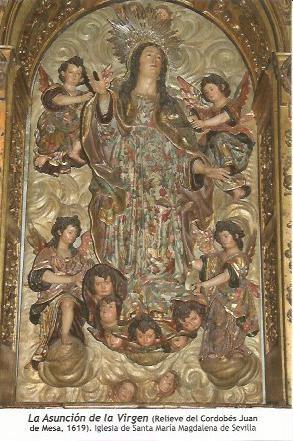 POSTAL A0646: La Asuncion de la Virgen, por Juan de Mesa, 1619