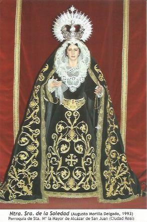 POSTAL A0616: Nuestra Señora de la Soledad. Alcazar de San Juan, Ciudad Real