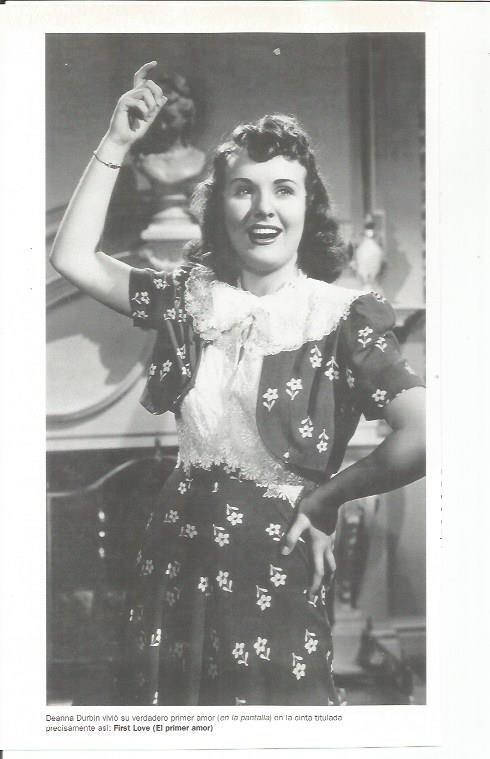 LAMINA 18894: Deanna Durbin en El primer amor