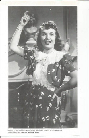 LAMINA 18894: Deanna Durbin en El primer amor