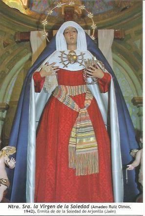 POSTAL A0608: Nuestra Señora Virgen de la Soledad. Arjonilla, Jaen