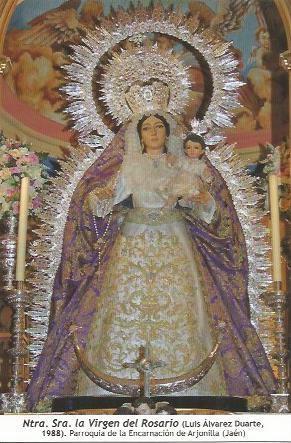 POSTAL A0612: Virgen del Rosario. Arjonilla, Jaen