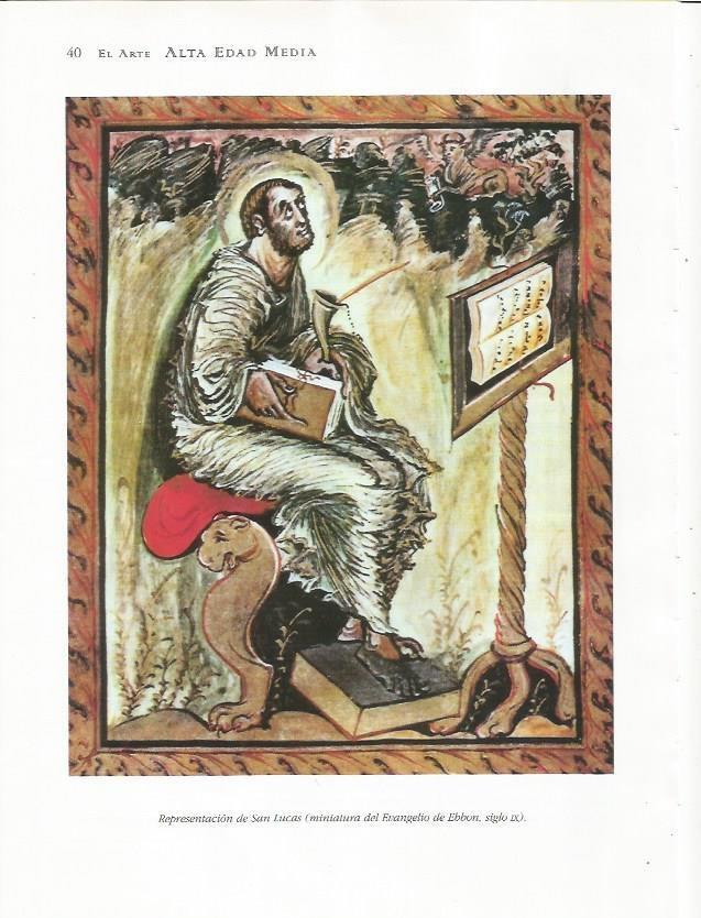 LAMINA 18727: San Lucas en el Evangelio de Ebbon