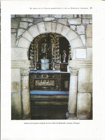 LAMINA 18733: Interior de San Pedro de Balsemao, Portugal